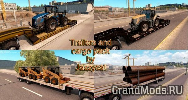 Trailers and Cargo Pack v4.1 для ATS v1.39